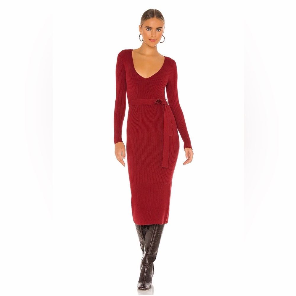 House of Harlow 1960 Red Knit Dress
